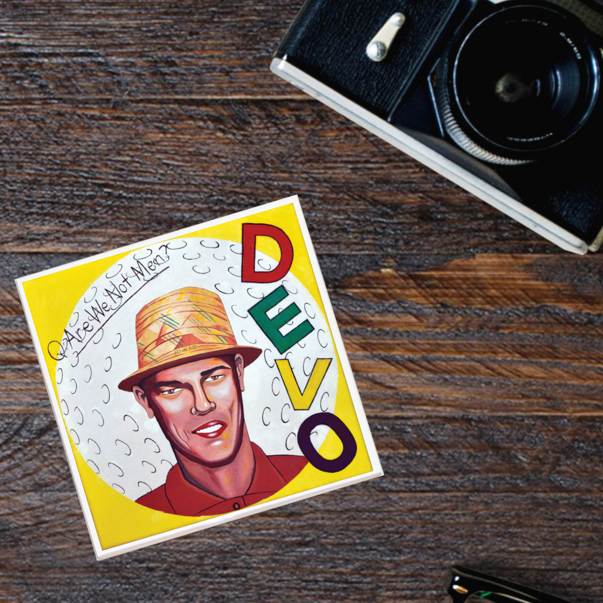 Devo 'Q: Are We Not Men? A: We Are Devo!' Album Coaster